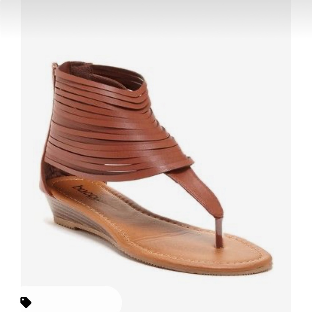 Bucco Westwood Wedge Sandal Black